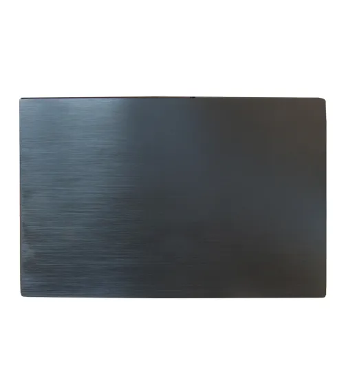 Revestimiento de aluminio negro matte